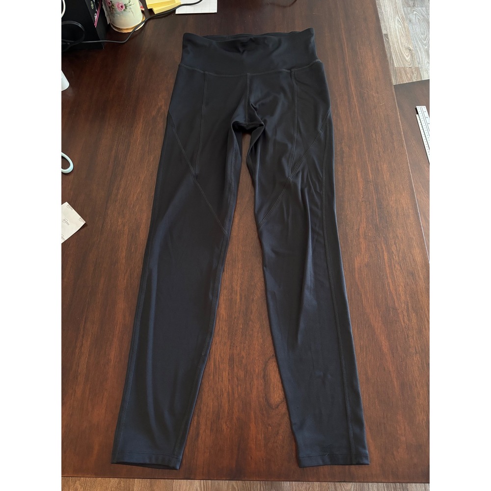 Reebok Speedwick REECYCLED Black High Waisted Leggings Womens Medium Activewear